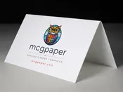 Business Cards Fold Over Half Fold Business Cards