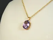 Amethyst Glow Pendant