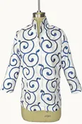 Ronette Embroidered Spirals