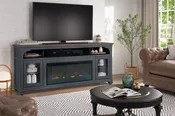 Americana 86″ Fireplace TV Console