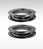 1-1/2’’ B-SMGW # 12 Black-Nickel (Fume) Finish Curtain Grommet & Washers