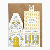 3D "Home Is Where You Are" Card