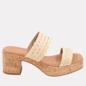 Andre Assous Cairo Raffia Heel Sandal Final Clearance