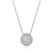 17"" Double Bloom Diamond Necklace