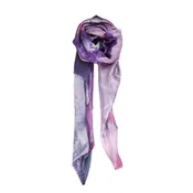 Rose Silk Scarf Pink/Purple Abstract Rose Silk Scarf