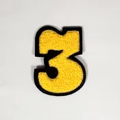 #3 Chenille Patch