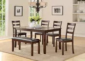 POU2547 - 6-pcs Dining Set