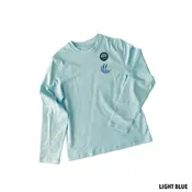 Boys Hybrid Longsleeve Rashguard Light Blue