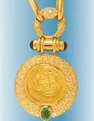 1715 Plate Fleet Coin Pendant