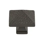Atlas Homewares 2237-O Craftsman 1 1/4in (32mm) Length Square Knob Aged Bronze