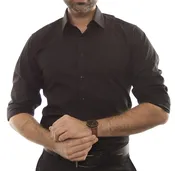 New Fashion Dress Shirt (Black) — Ace of Diamond