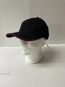 XX Cap Black Red Accent Line