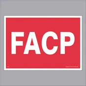 F311 compliant Fire Alarm Panel sticker
