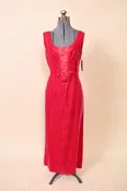60s Velvet Rose Dress