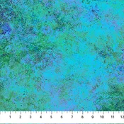 108" - Stonehenge Multi Mixers Wide Quilt Back Blue Lagoon B26800-44
