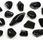 Apache Tear Dollar Stone