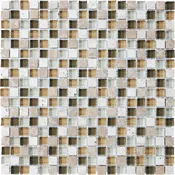 5/8×5/8 Bamboo Glass Stone Blend