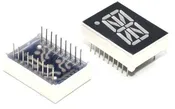0.8 inch (20mm) 16 Segment Single Digit Alphanumeric Display, Red, Common Cathode