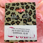 Bicycle Earrings