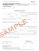 103 Affidavit of Service Personal or Mail
