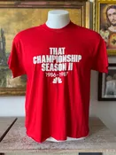 1987 Vintage Red Championship Season Tee Mens Size XL