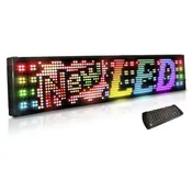 20mm Full Color 2 Row Programmable Scrolling LED Sign