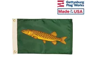 12x18" Chain Pickerel Flag - Fishing Boat Flag