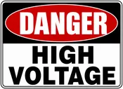 Danger — High Voltage
