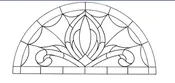 001 Custom Stained Glass Window Film