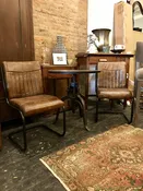 Top Grain Leather Side Chair — Stonehouse Jack