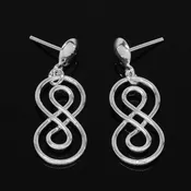 Duo Infinity Earrings