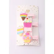 4-Pcs Kids Silicone Dessert Clip claw hair