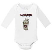 Auburn Tigers Latte Long Sleeve Snapper