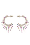18K Gold Plated Multicolor Drop Earrings | Unique & Stylish | She She’s Closet