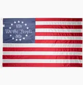 250th We The People Printed Besty Ross Flag 3x5