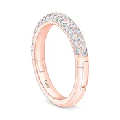 Cecily Domed Pave Diamond Band
