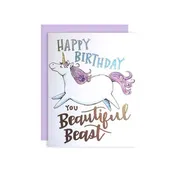 Beautiful Beast Birthday Card