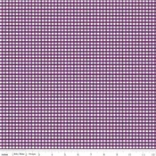 1/8" Gingham Eggplant