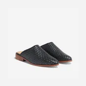 Ama Woven Mule Black