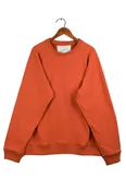 Amagansett Beach Upcycled Terry Cotton Sweater - Spice