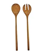 Teak X-Large Salad Server Set