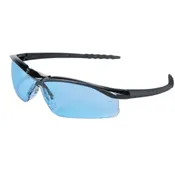 MCR DL113 Blade Frame Fully coated TPR Safety Glasses [12 PACK]