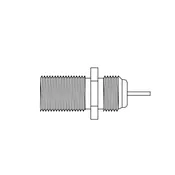 F Female Front Panel Mount