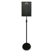 10" X 16" Adjustable Pedestal Board With Clip Board Topper & 9Lbs Weighted Base