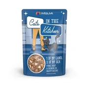 Cats in the Kitchen 1 If By Land, 2 If By Sea Tuna, Beef & Salmon in Gravy, 3-oz