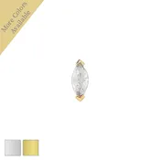 14kt 2-Prong Marquise Gem Top