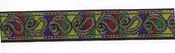 25mm Multi-Color & Gold Woven Trim (200-846)