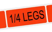 1/4 Legs Labels