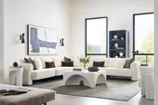 “Love My Sectional” with Club Chair and Coffee Table
