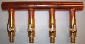 11/2" Copper Manifold 1/2" Pex Uponor ProPEX (With or W/O Valve) 2 Loop12 Loop
